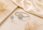Twilight Gray Bloom Set ( Bracelet & Ring ) Aura