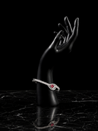 Ruby  Drop Bracelet Aura