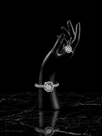 Twilight Gray Bloom Set ( Bracelet & Ring ) Aura