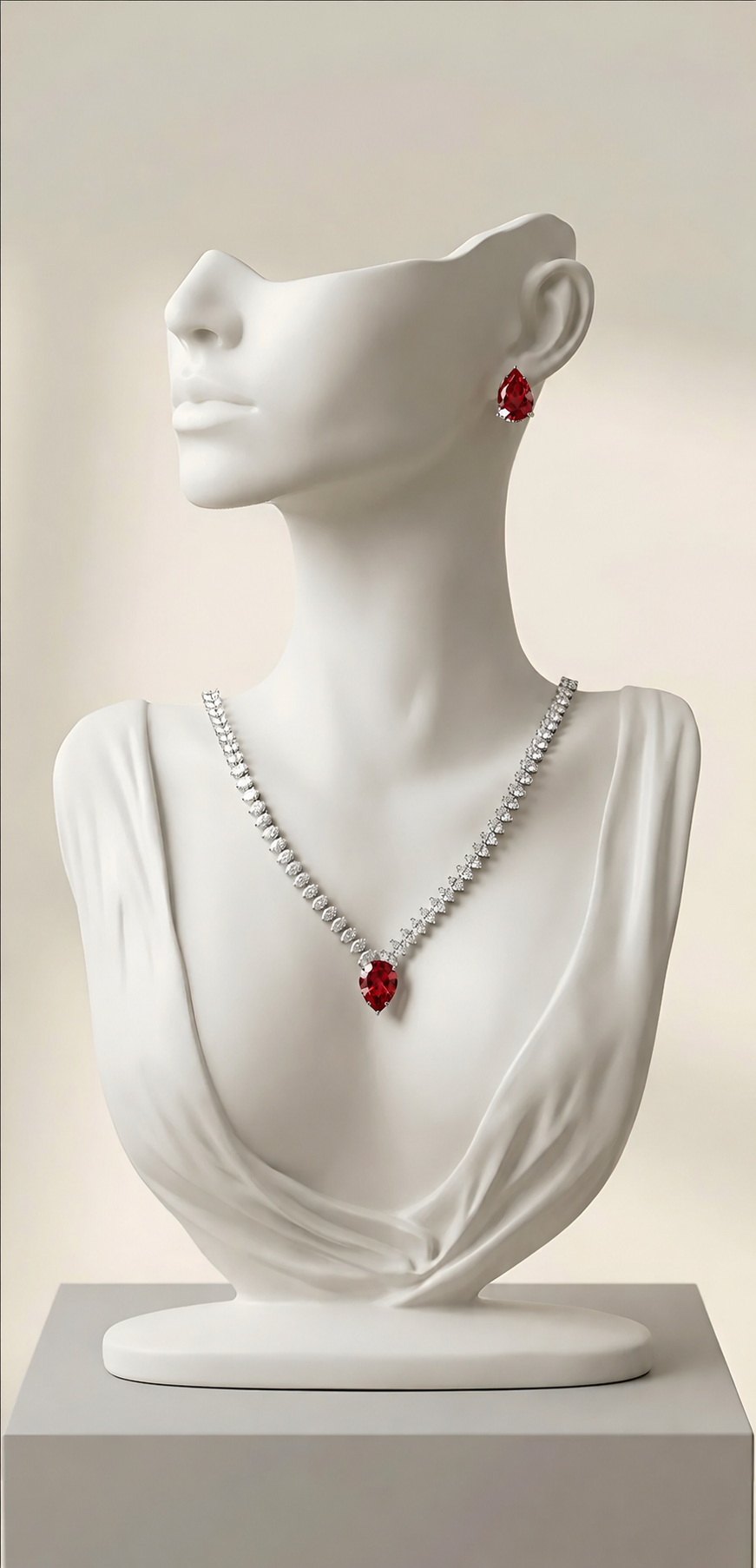 Tear drop Red AURA set