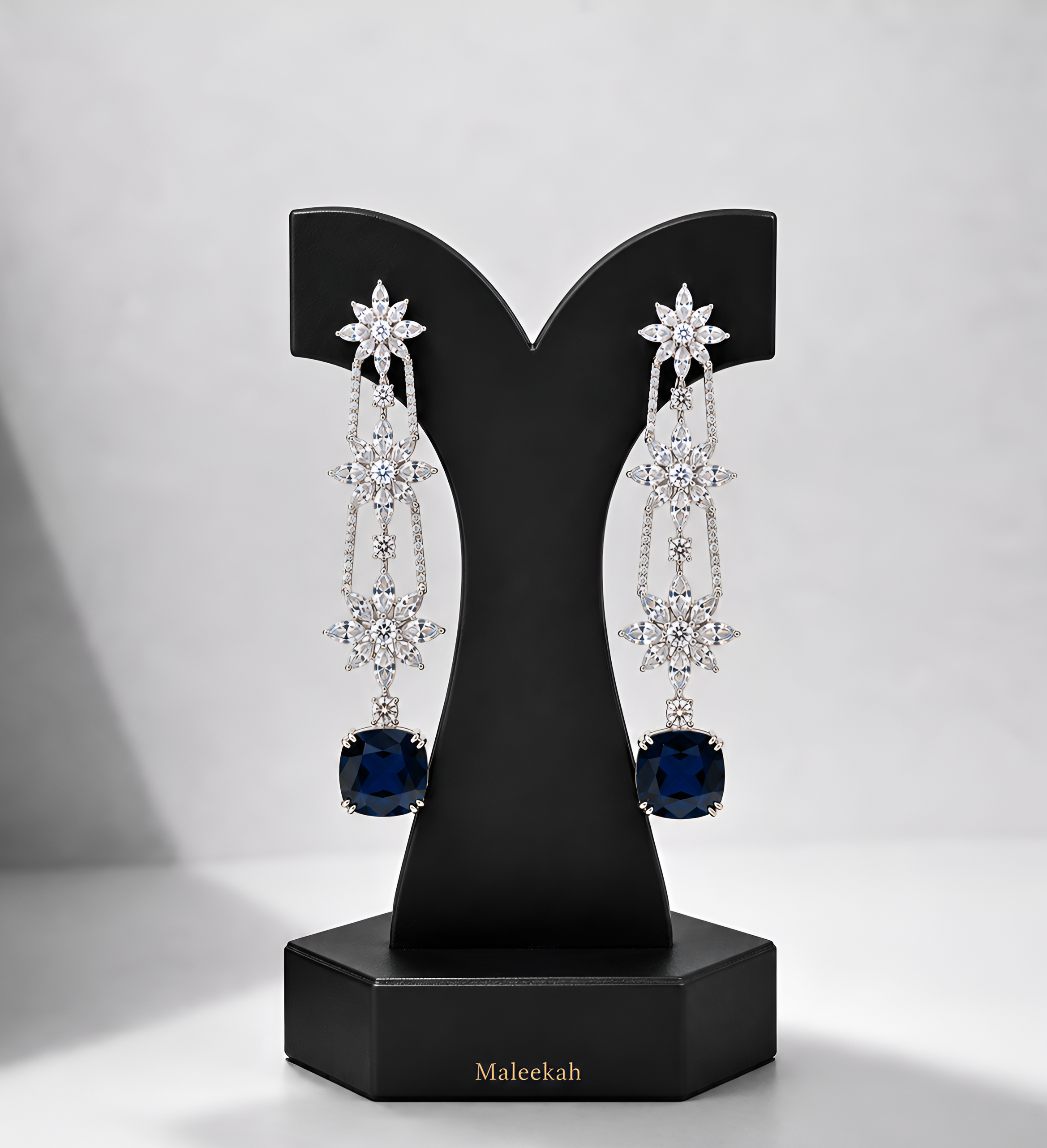 Elara Blue  Earrings Aura