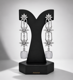 Elara Grey Earrings Aura