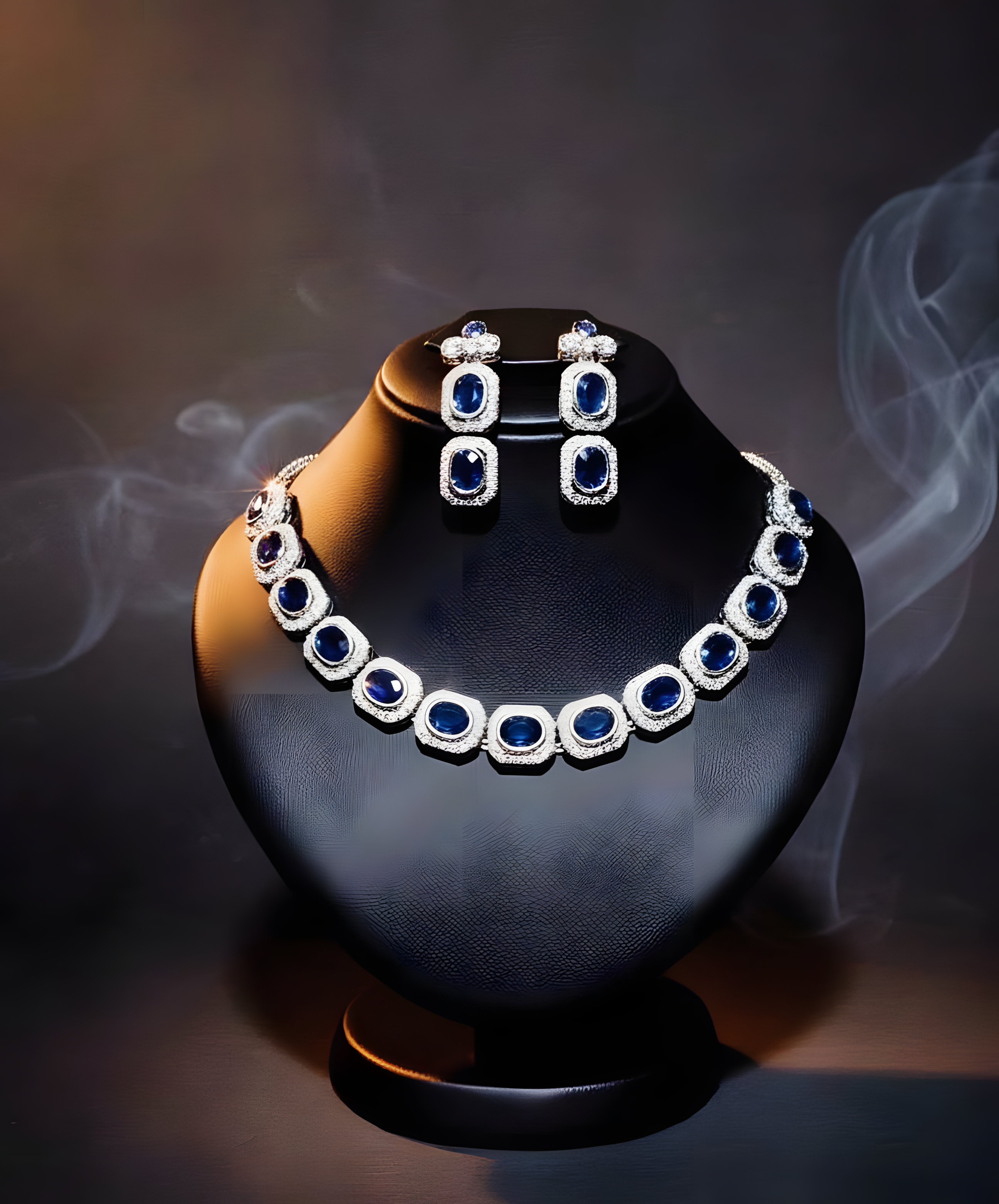 Midnight Majesty Sapphire-AURA Set