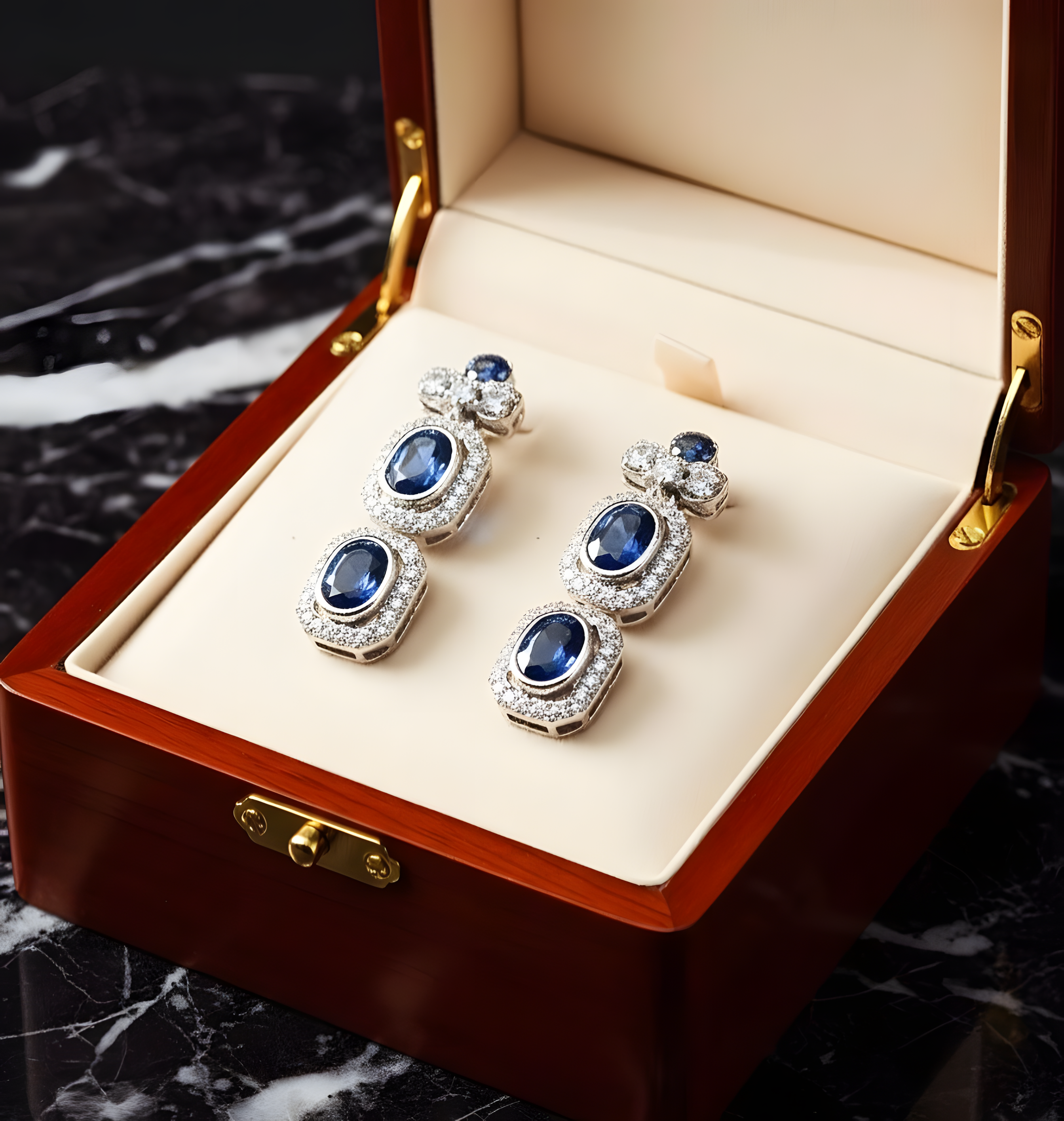 Midnight Majesty Sapphire-AURA Set