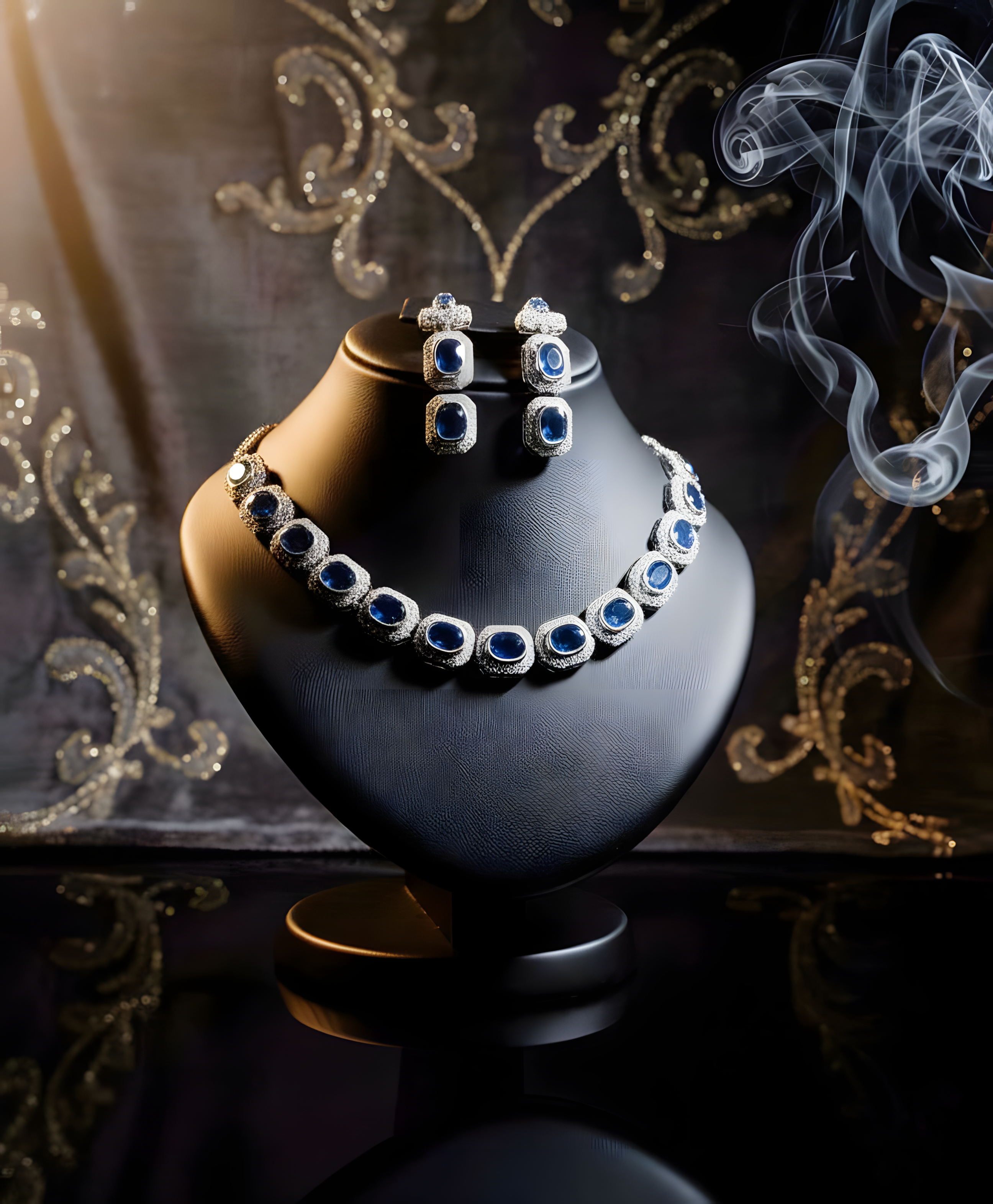 Midnight Majesty Sapphire-AURA Set