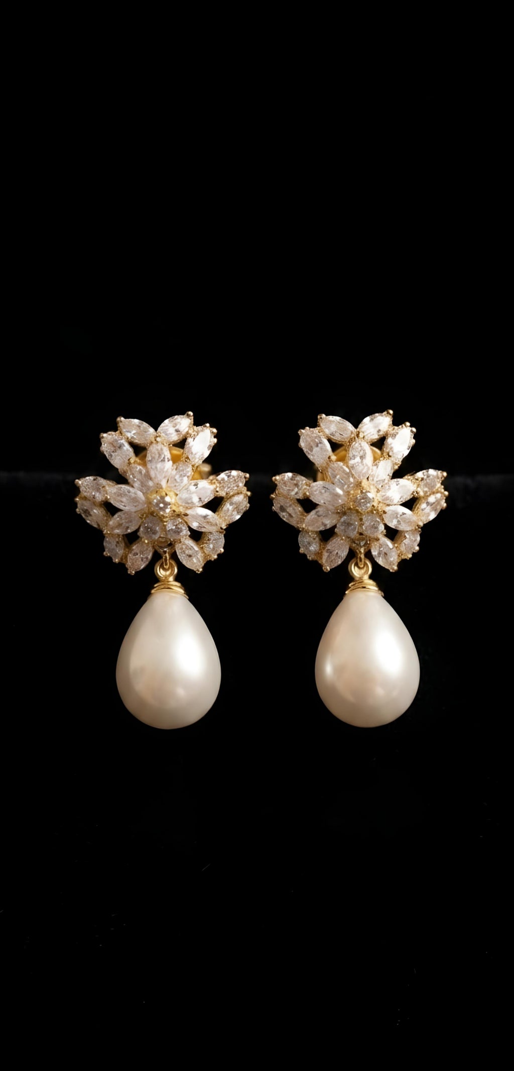 Floral Drops Earrings AURA