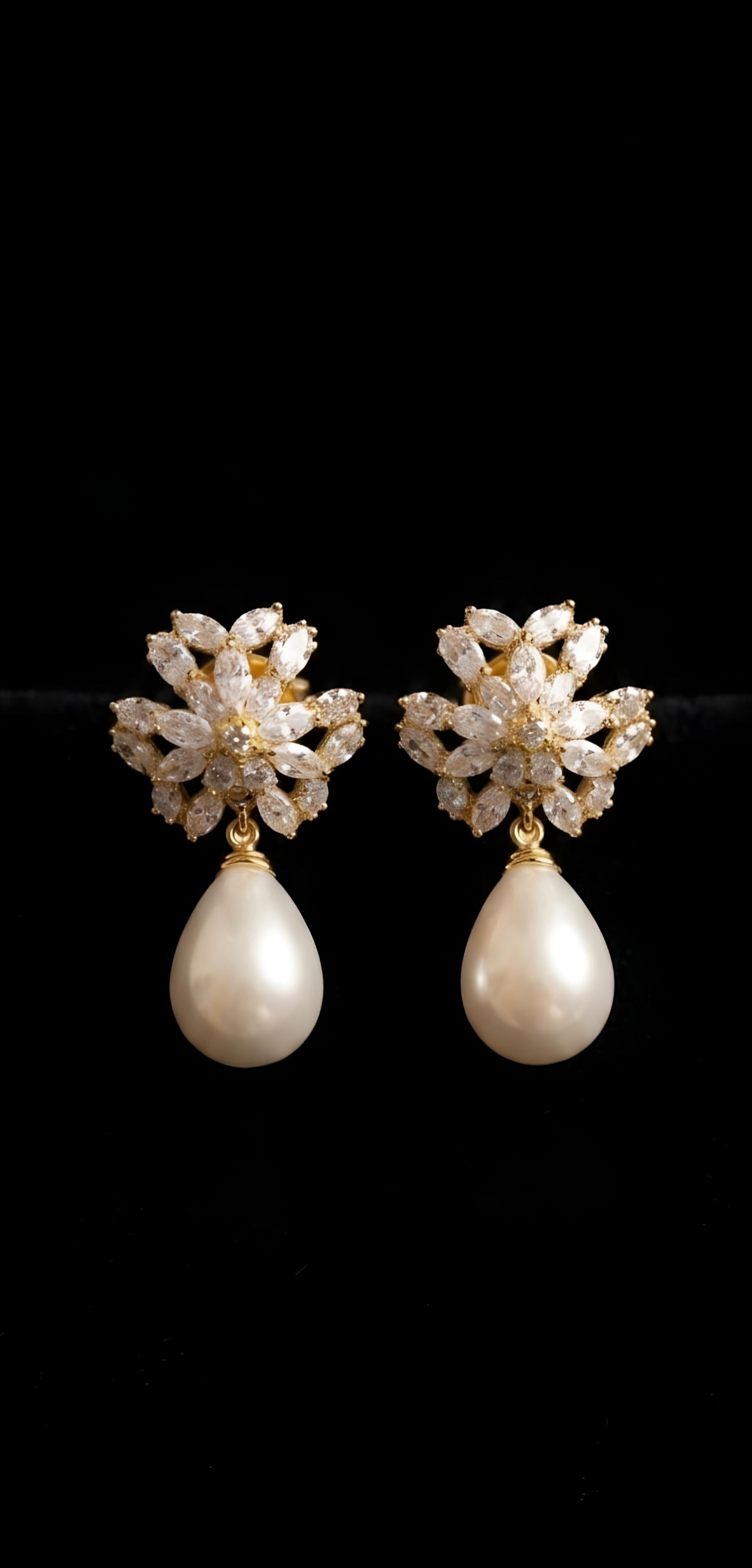 Floral Drops Earrings AURA