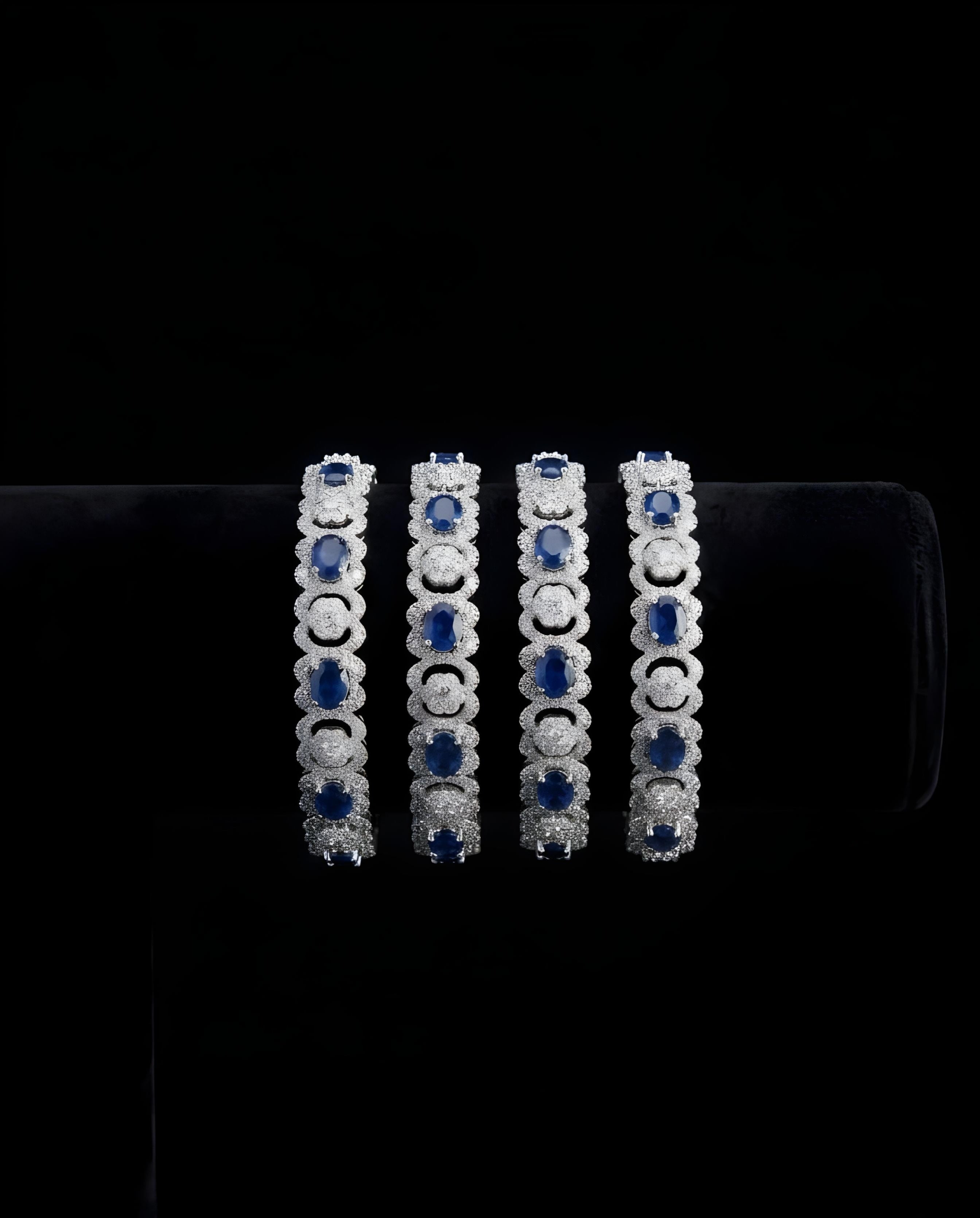 Blue Majesty Bangles AURA