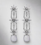 Elara Grey Earrings Aura