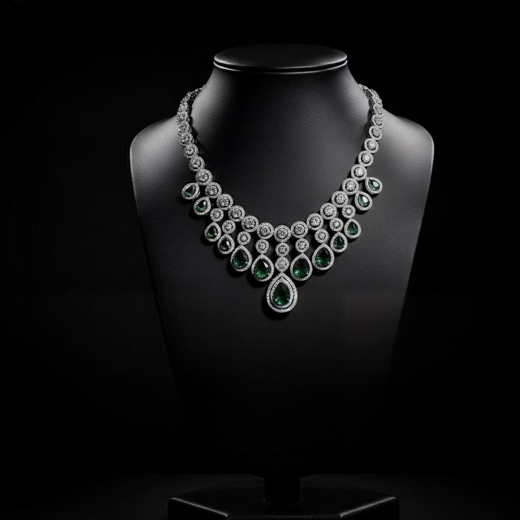 Emerald Grace Necklace-Majestic set